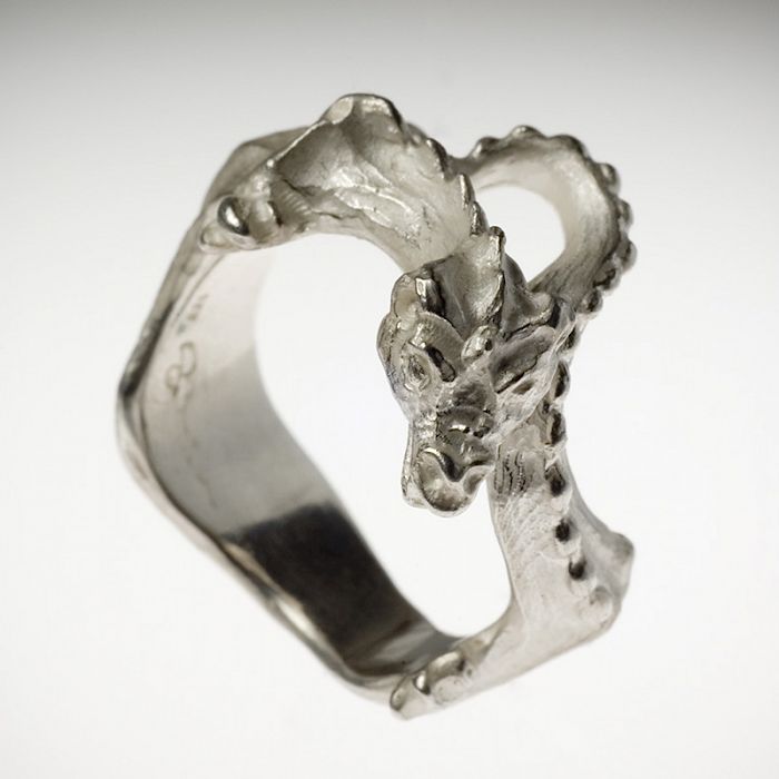 Drachenring 925/- Silber