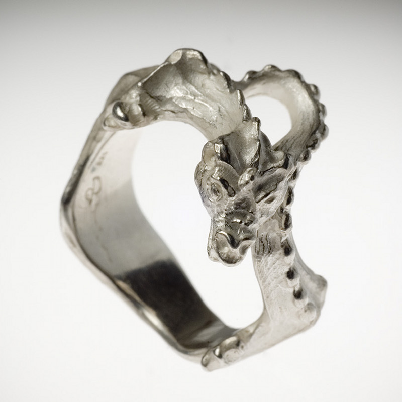 Drachenring 925/- Silber