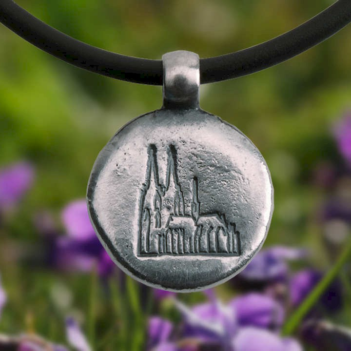 Dompfennig, der Kölner Dom als Anhänger